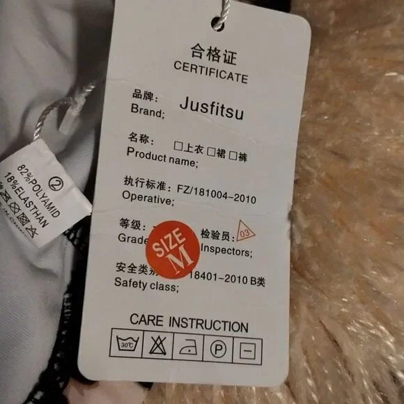 Jusfitsu High Waisted Bikini Bottom for Women Tummy Control Swimsuits NWT Size M - Picture 9 of 9